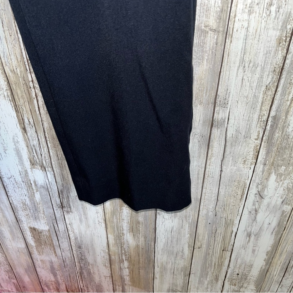 Talbots Black Heritage Side Zip Straight Leg Pants - Picture 3 of 6